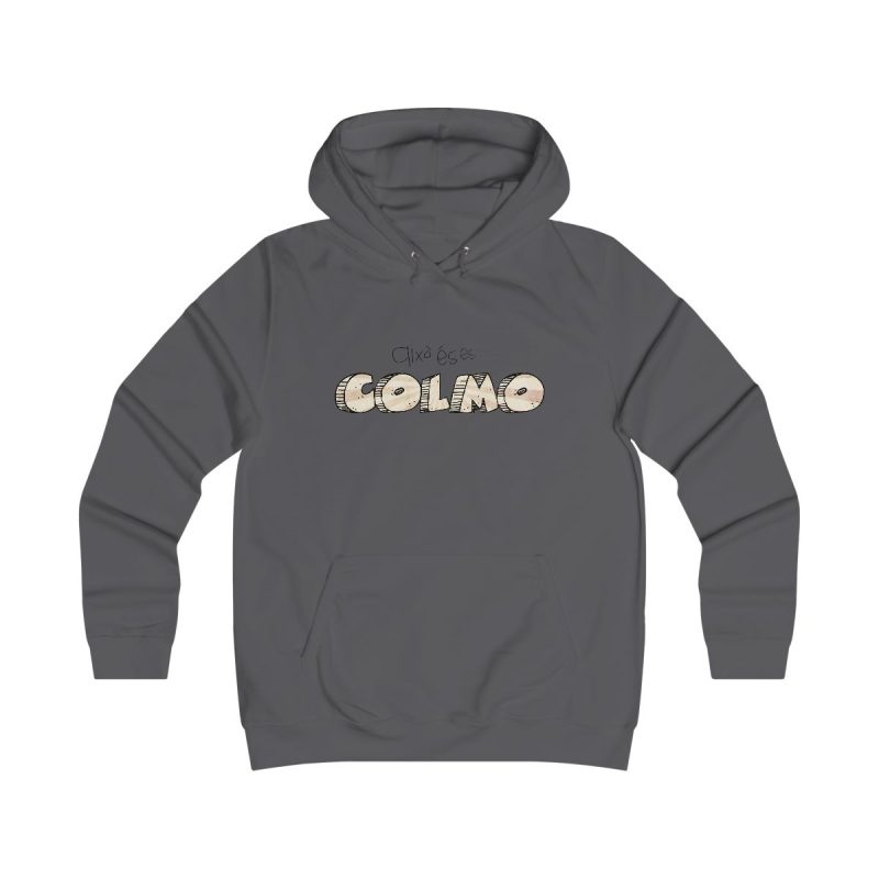 Sudadera universitaria mujer - Gris marengo - Això és es COLMO