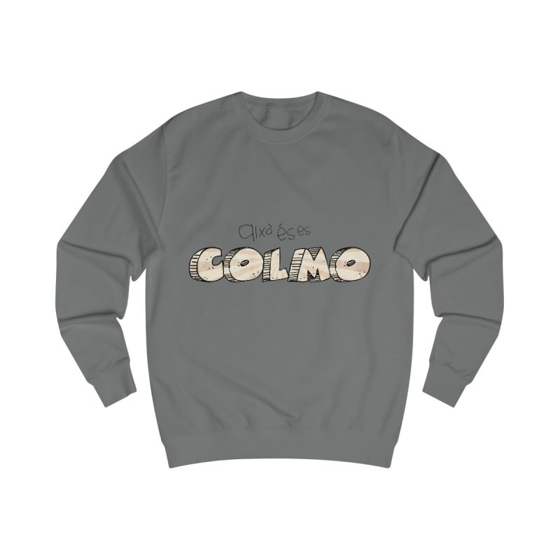Sudadera clasica - Gris acero - Això és es COLMO