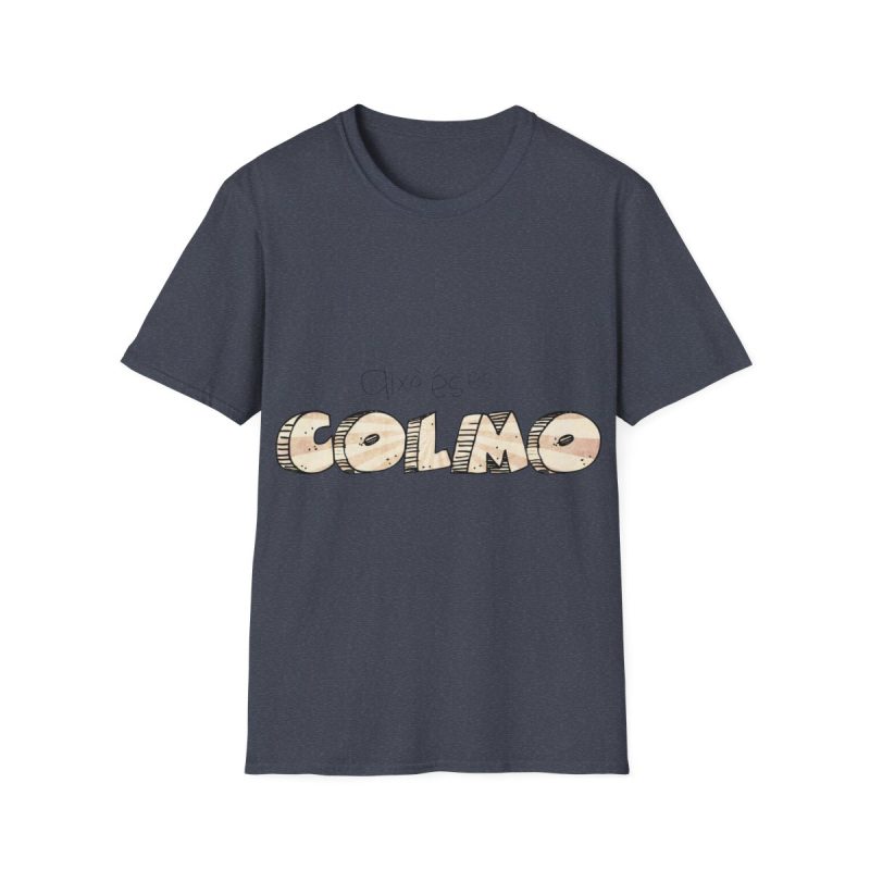 Camiseta Softstyle - Azul marino jaspeado - Això és es COLMO