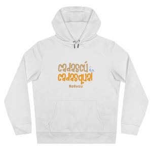 Sudadera con capucha King - Blanco - Camiseta «Cadascú és cadasqual»
