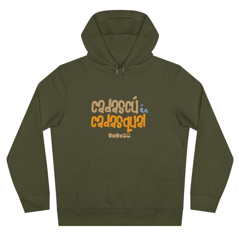 Sudadera con capucha King - Caqui - Camiseta «Cadascú és cadasqual»