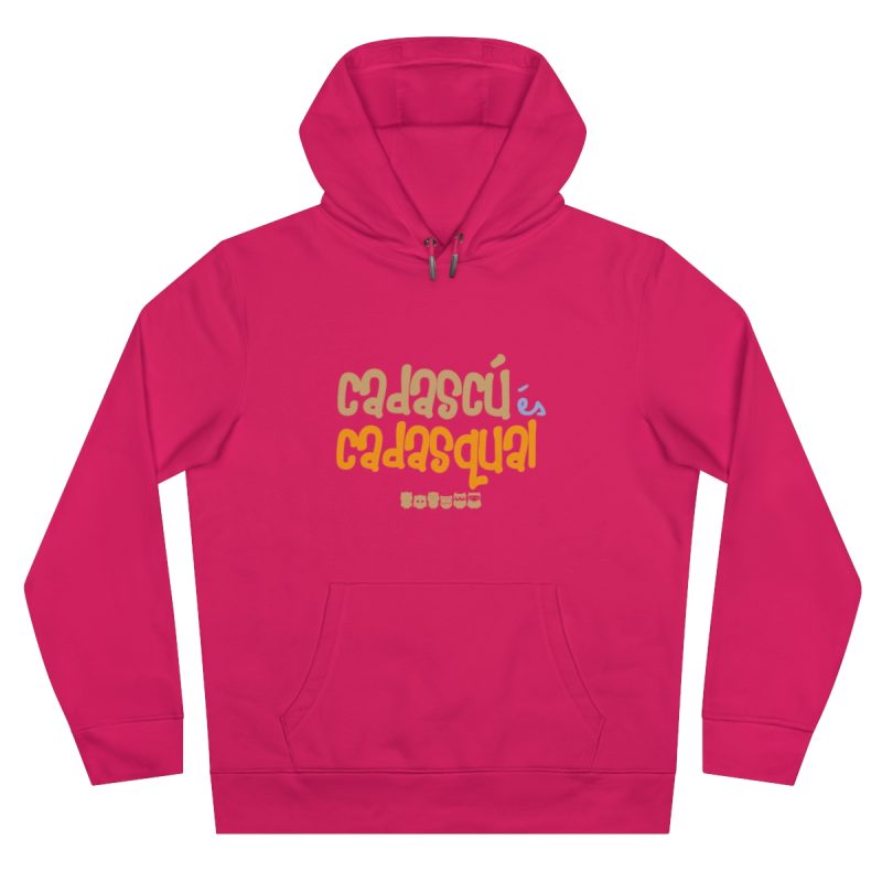 Sudadera con capucha King - Magenta - Camiseta «Cadascú és cadasqual»