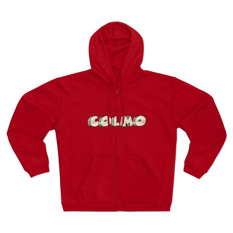 Sudadera capucha con cremallera premium - Rojo - Això és es COLMO