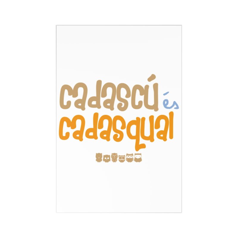 Postales (7 uds.) - Camiseta «Cadascú és cadasqual» Postales (7 uds.) - Camiseta «Cadascú és cadasqual»