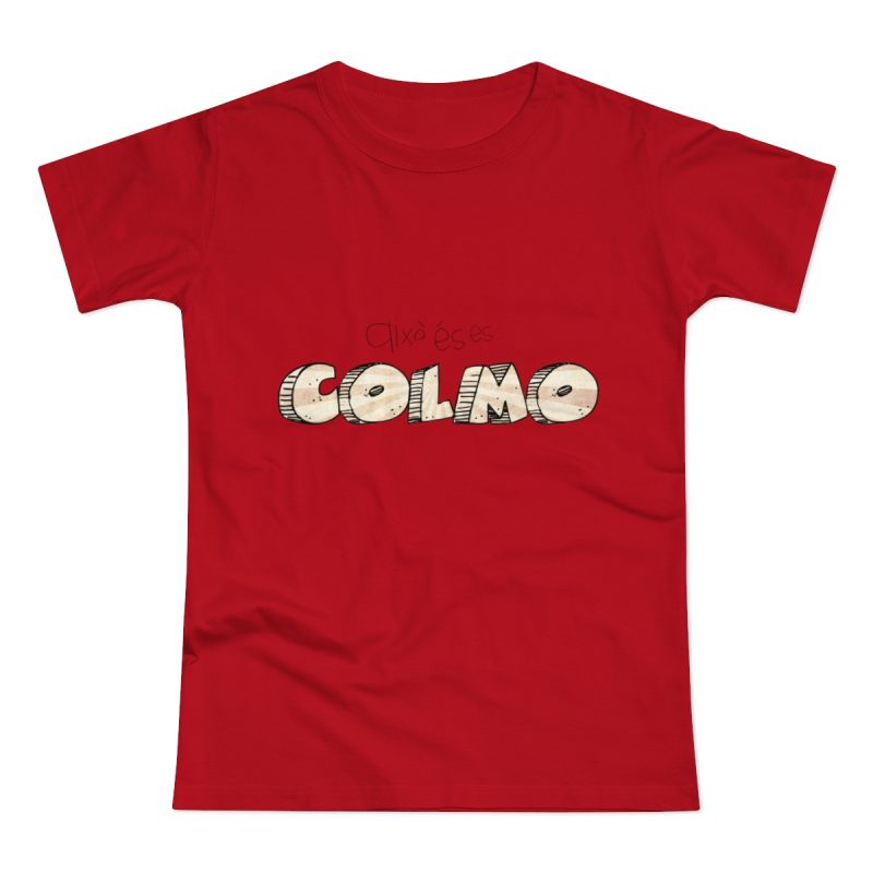 Camiseta mujer punto liso - Rojo - Això és es COLMO