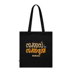 Bolsa de algodon organico - Negro - Camiseta «Cadascú és cadasqual» Bolsa de algodon organico - Negro - Camiseta «Cadascú és cadasqual»