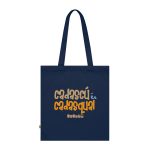 Bolsa de algodon organico - Azul marino frances - Camiseta «Cadascú és cadasqual» Bolsa de algodon organico - Azul marino frances - Camiseta «Cadascú és cadasqual»