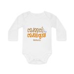 Body bebe manga larga organico - Blanco - Camiseta «Cadascú és cadasqual»
