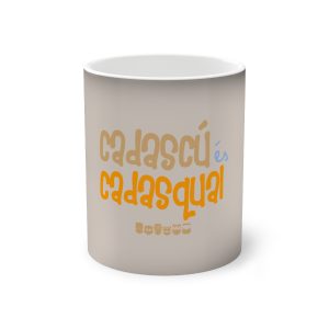 Taza magica que cambia de color - Negro - Camiseta «Cadascú és cadasqual»