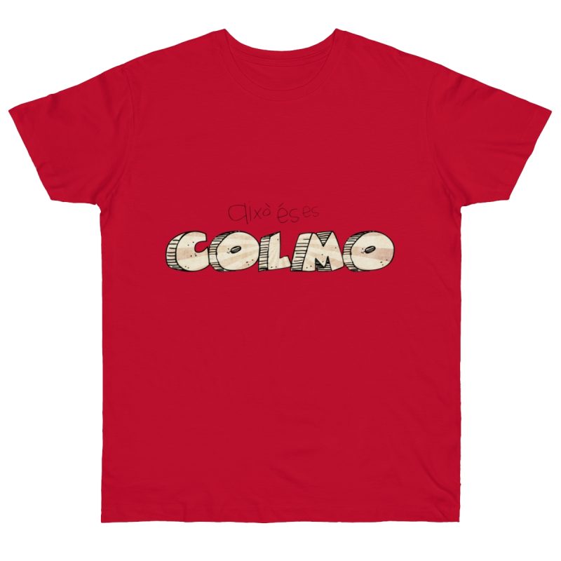 Camiseta punto liso - Rojo profundo - Això és es COLMO