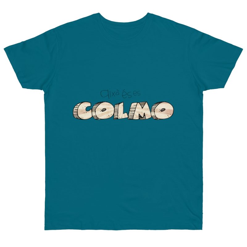 Camiseta punto liso - Azul diva - Això és es COLMO
