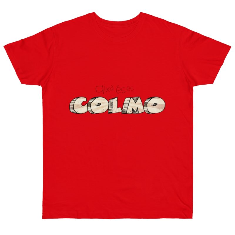 Camiseta punto liso - Rojo fuego - Això és es COLMO