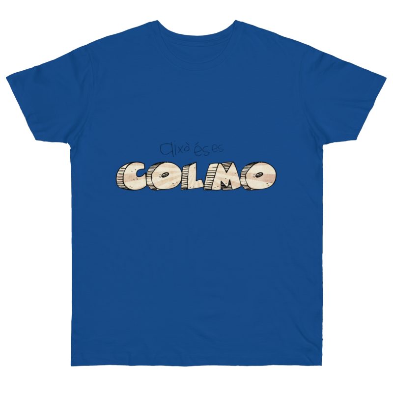 Camiseta punto liso - Azul royal intenso - Això és es COLMO