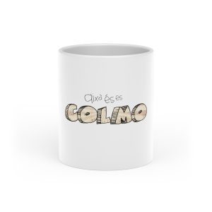 Taza con asa de corazon - Blanco - Això és es COLMO