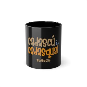 Taza negra 325 ml - Negro - Camiseta «Cadascú és cadasqual»