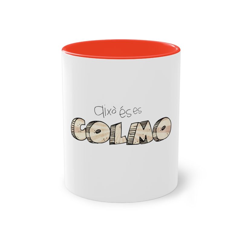 Taza bicolor - Rojo - Això és es COLMO