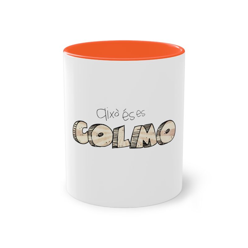 Taza bicolor - Naranja - Això és es COLMO