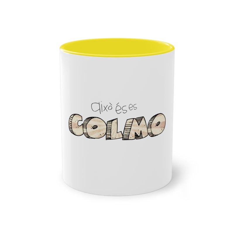 Taza bicolor - Amarillo - Això és es COLMO