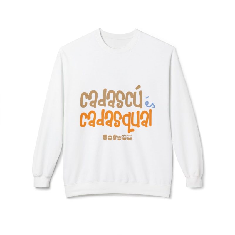 Sudadera Softstyle cuello redondo - Blanco - Camiseta «Cadascú és cadasqual»