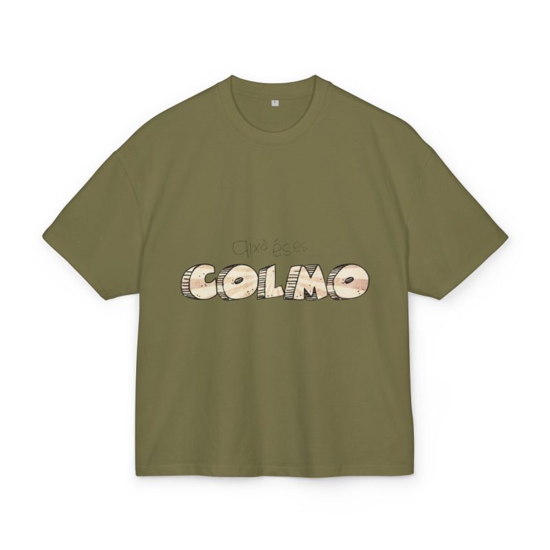 Camiseta box ultra gruesa - Verde oliva - Això és es COLMO Camiseta box ultra gruesa - Verde oliva - Això és es COLMO