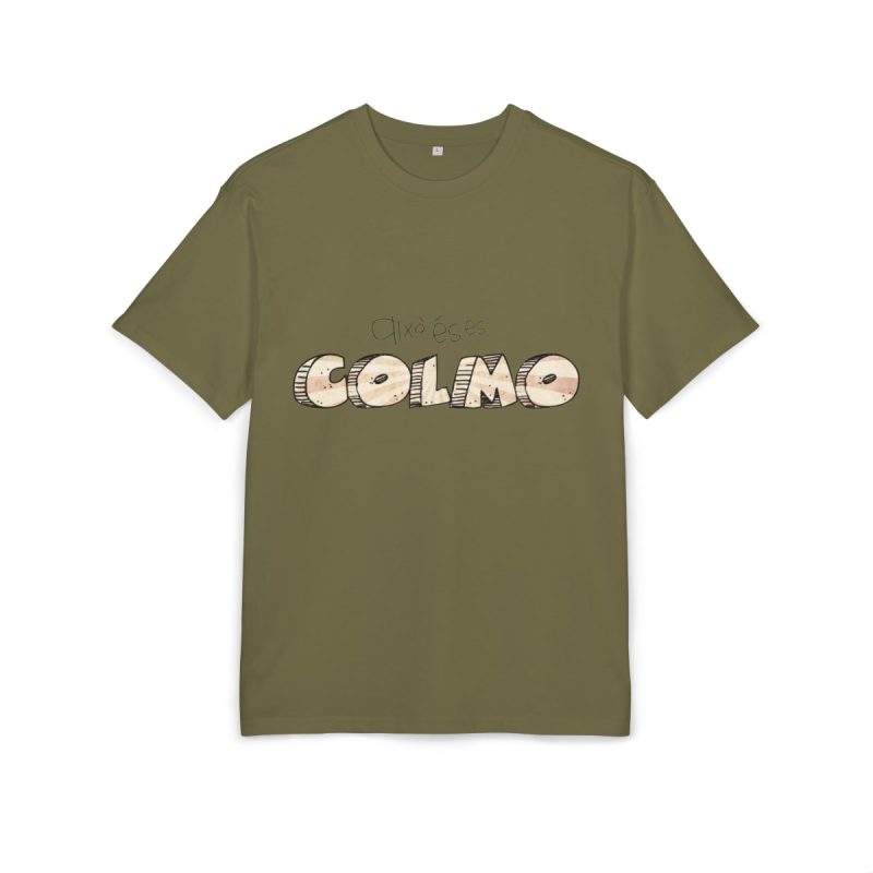 Camiseta oversize gruesa - Verde oliva - Això és es COLMO