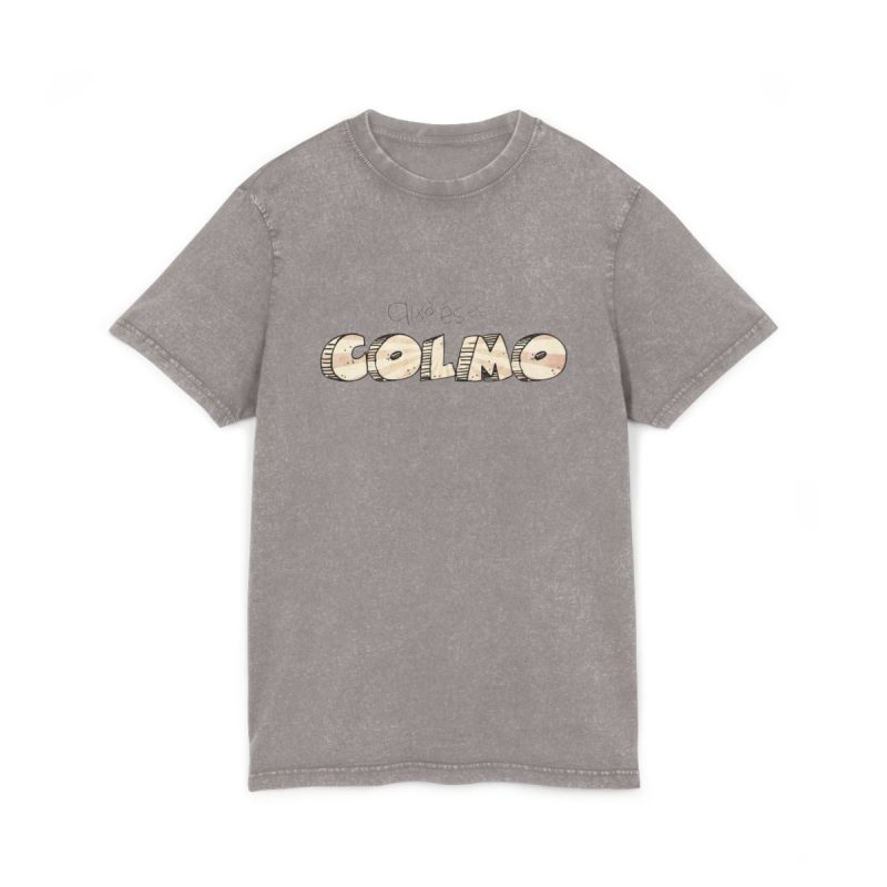 Camiseta lavado acido cuello redondo - Gris asfalto - Això és es COLMO Camiseta lavado acido cuello redondo - Gris asfalto - Això és es COLMO