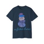 Camiseta ultra algodon - Azul crepusculo - Ses fites clares 2 Camiseta ultra algodon - Azul crepusculo - Ses fites clares 2