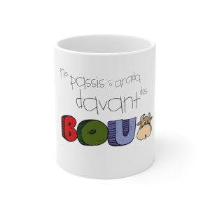 Taza de ceramica - No passis s’arada davant es bou
