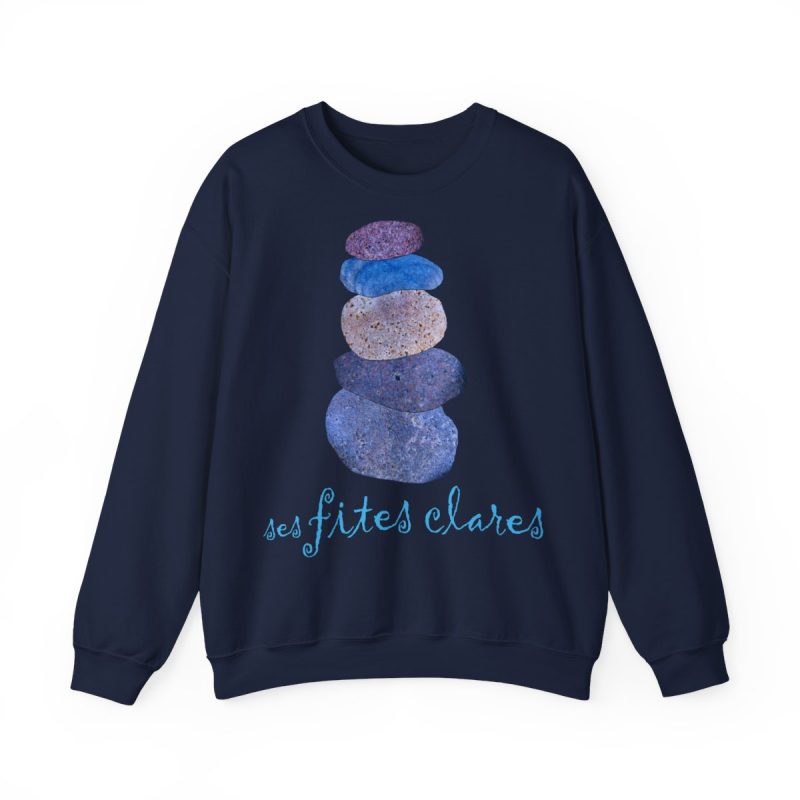 Sudadera cuello redondo - Azul marino - Ses fites clares 2