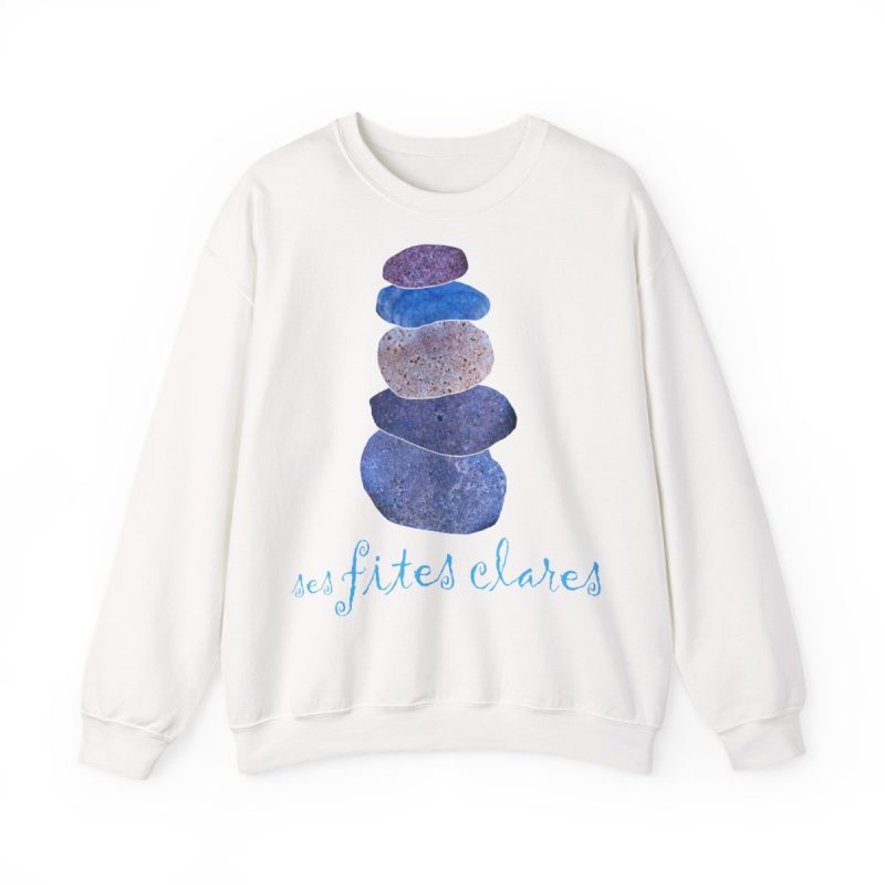 Sudadera cuello redondo - Blanco - Ses fites clares 2
