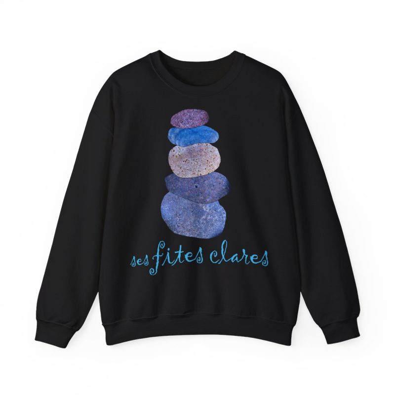 Sudadera cuello redondo - Negro - Ses fites clares 2