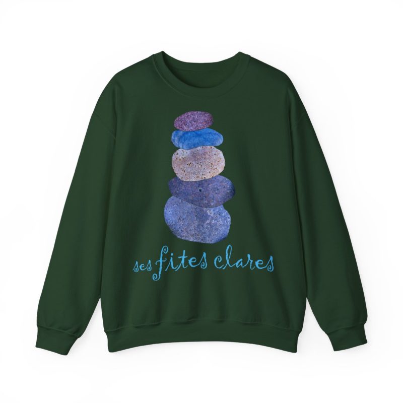 Sudadera cuello redondo - Verde bosque - Ses fites clares 2