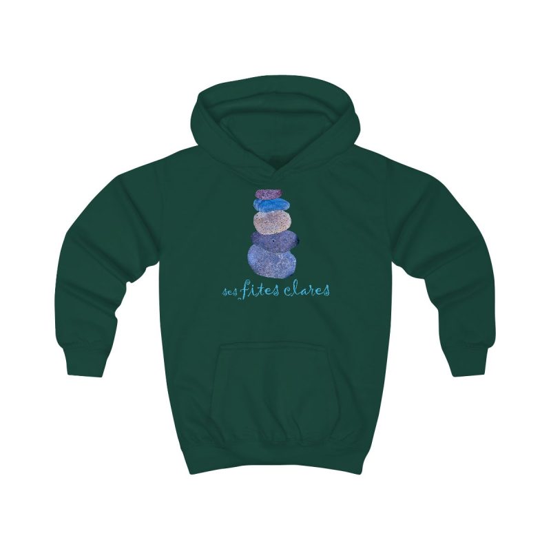 Sudadera con capucha infantil - Verde botella - Ses fites clares 2