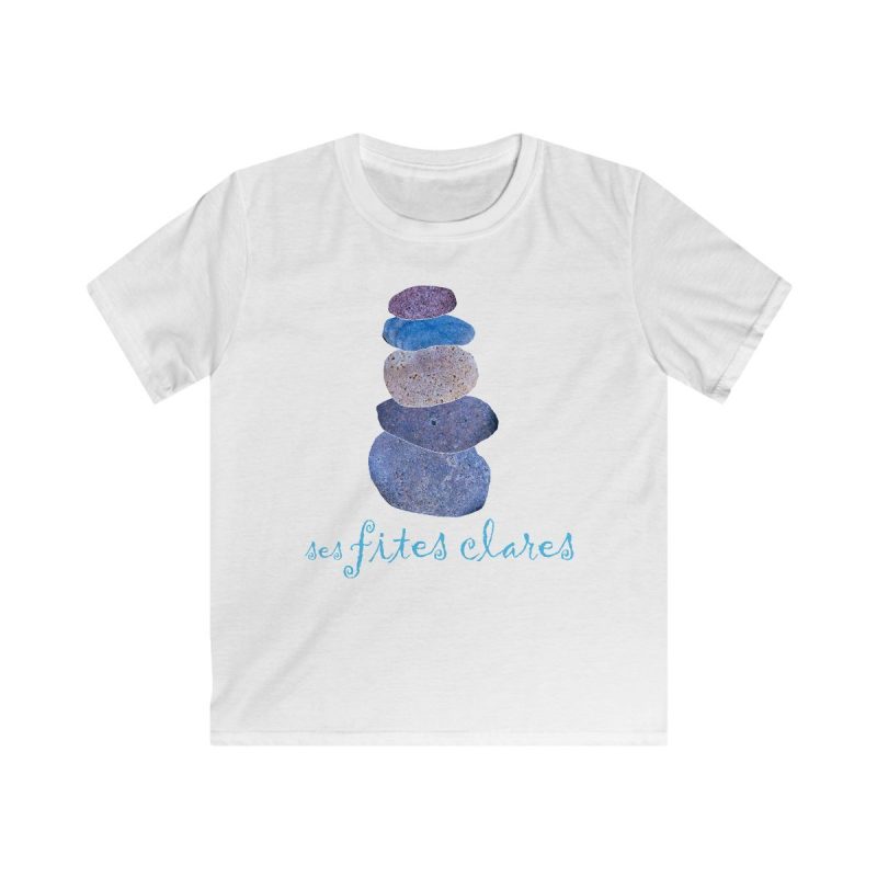 Camiseta infantil Softstyle - Blanco - Ses fites clares 2