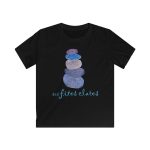 Camiseta infantil Softstyle - Negro - Ses fites clares 2