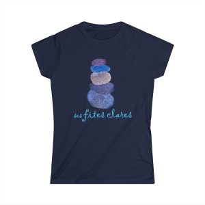 Camiseta mujer Softstyle - Azul marino - Ses fites clares 2
