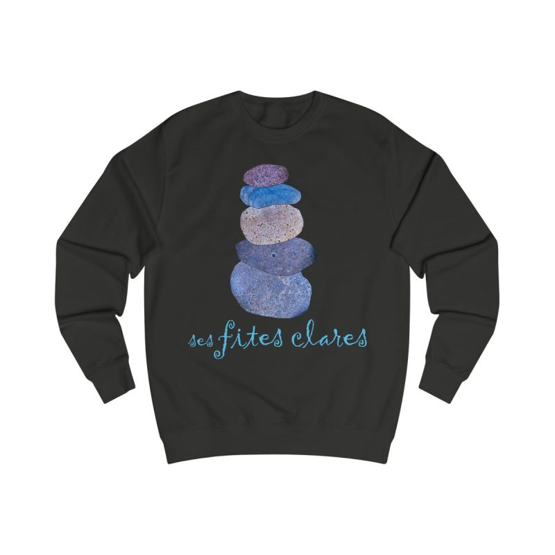 Sudadera clasica - Negro azabache - Ses fites clares 2 Sudadera clasica - Negro azabache - Ses fites clares 2