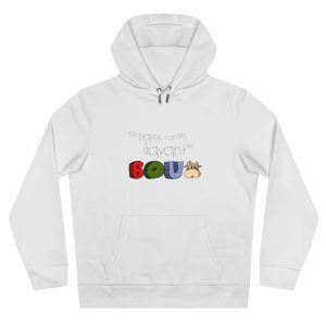 Sudadera con capucha King - Blanco - No passis s’arada davant es bou