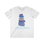 Camiseta hombre entallada cuello de pico - Blanco - Ses fites clares 2 Camiseta hombre entallada cuello de pico - Blanco - Ses fites clares 2