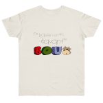 Camiseta punto liso - Natural - No passis s’arada davant es bou Camiseta punto liso - Natural - No passis s’arada davant es bou