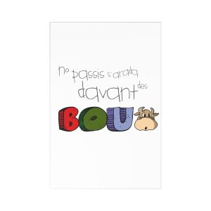 Postales (7 uds.) - No passis s’arada davant es bou