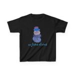 Camiseta infantil algodon grueso - Negro - Ses fites clares 2