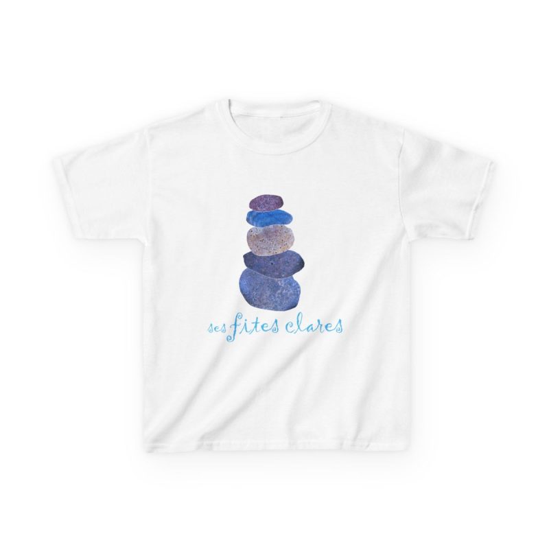 Camiseta infantil algodon grueso - Blanco - Ses fites clares 2