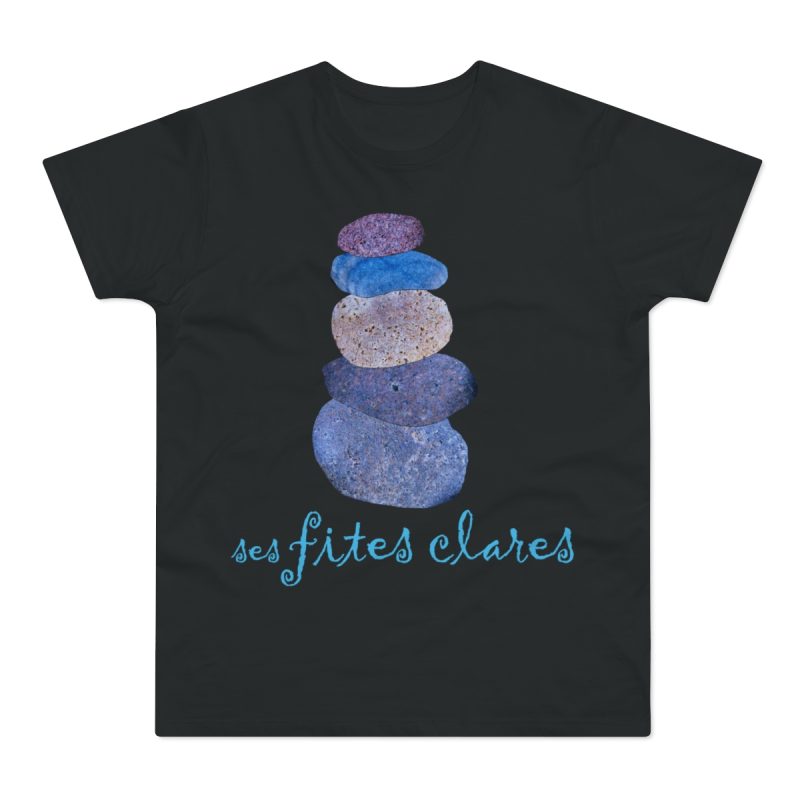 Camiseta hombre punto liso - Negro - Ses fites clares 2 Camiseta hombre punto liso - Negro - Ses fites clares 2