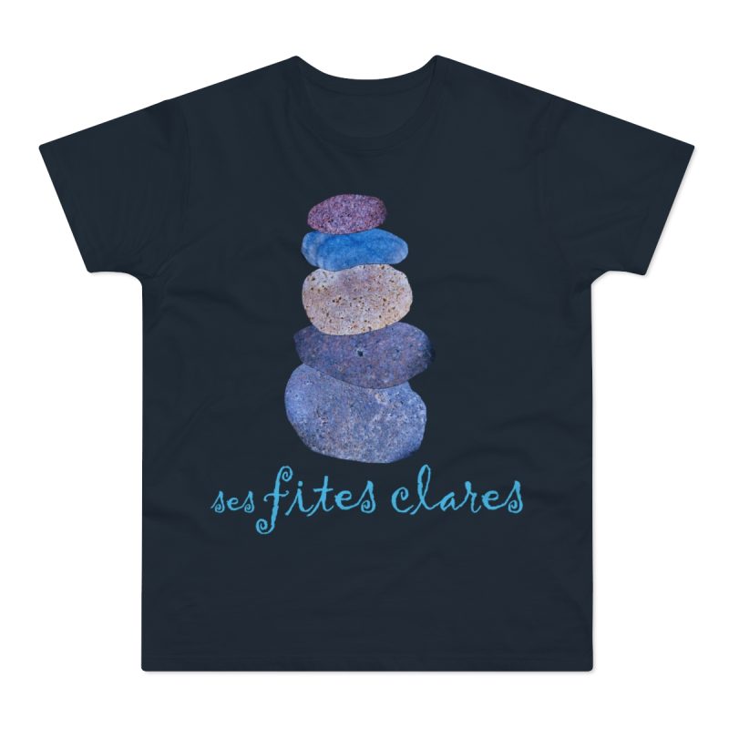 Camiseta hombre punto liso - Azul marino - Ses fites clares 2