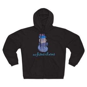 Sudadera capucha con cremallera premium - Negro - Ses fites clares 2