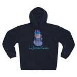 Sudadera capucha con cremallera premium - Azul marino - Ses fites clares 2 Sudadera capucha con cremallera premium - Azul marino - Ses fites clares 2