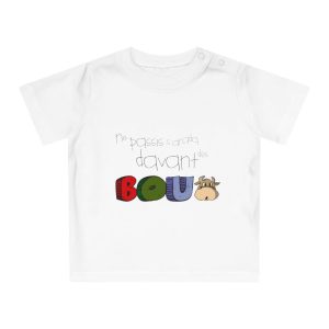 Camiseta de bebe - Blanco - No passis s’arada davant es bou