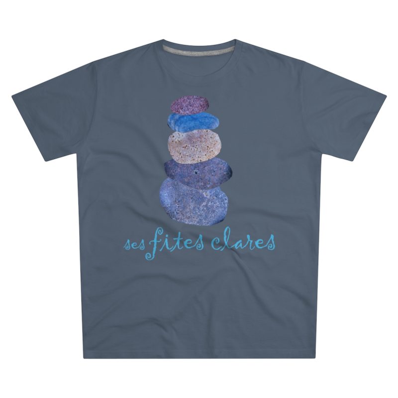 Camiseta hombre corte moderno - Azul marino - Ses fites clares 2 Camiseta hombre corte moderno - Azul marino - Ses fites clares 2