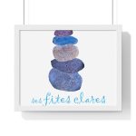 Poster enmarcado horizontal - Blanco - Ses fites clares 2 Poster enmarcado horizontal - Blanco - Ses fites clares 2
